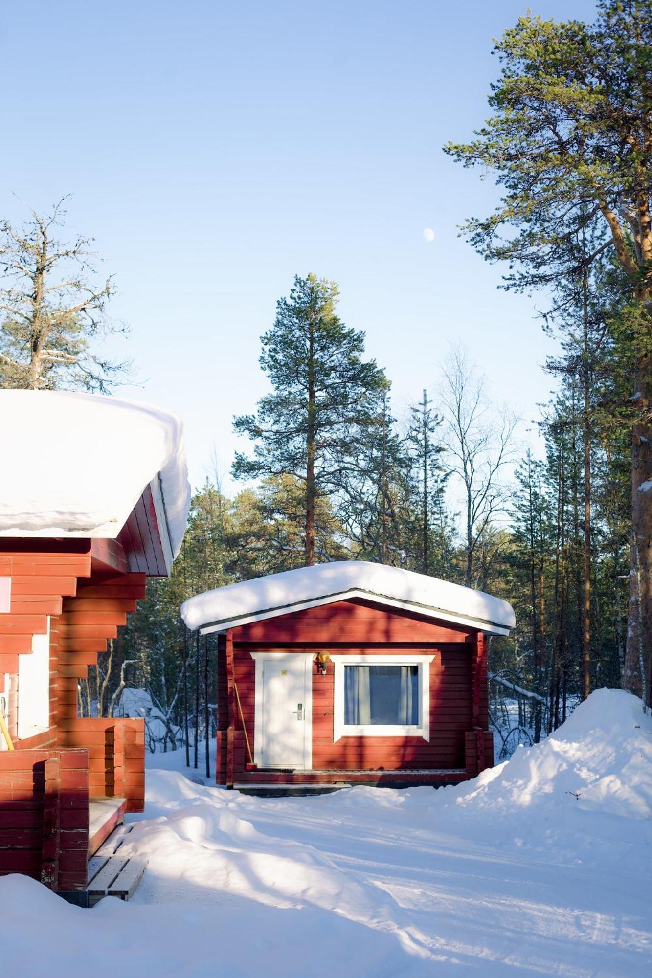 Crow Creek Cabins Inari Buitenkant foto
